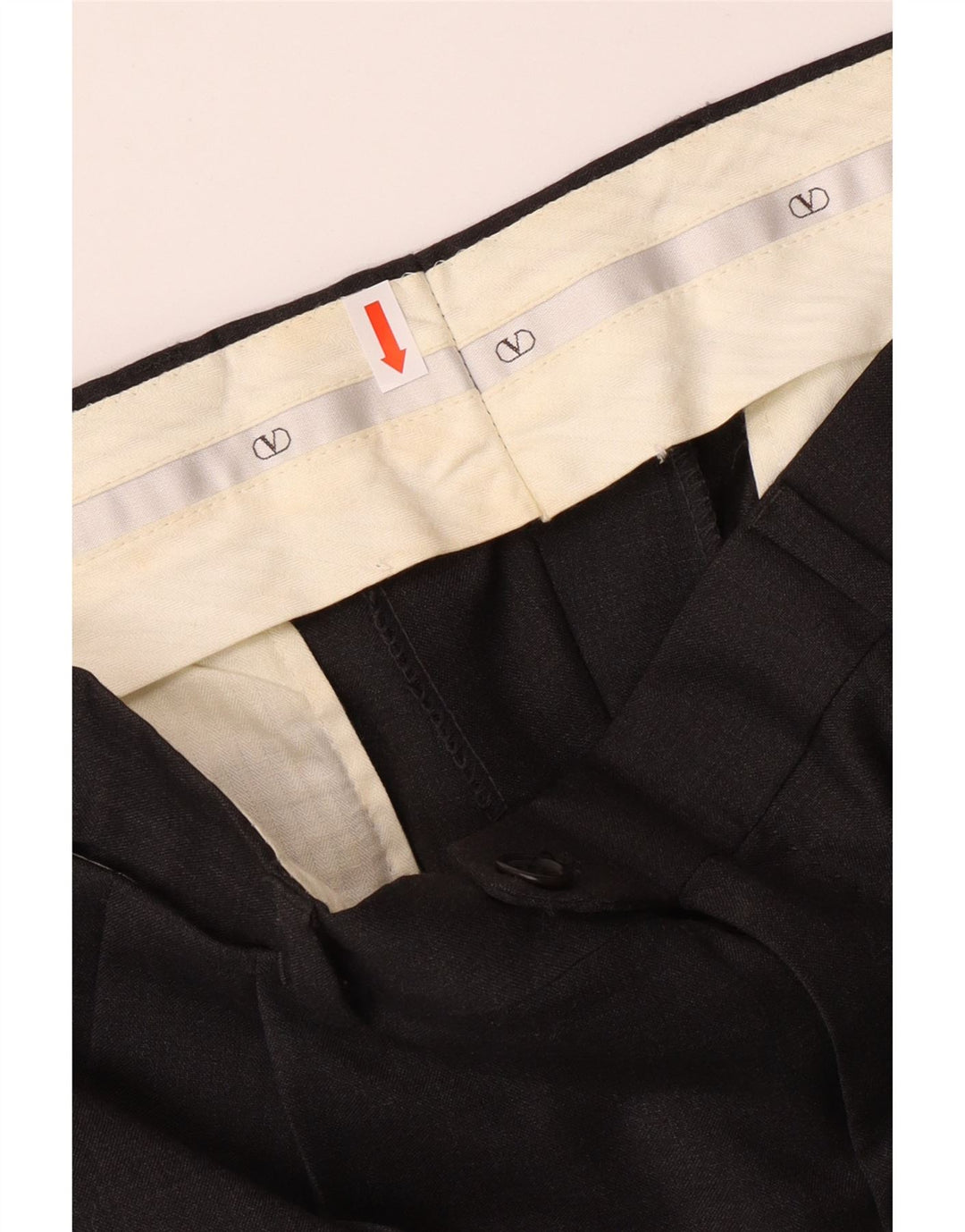 VALENTINO Traje de 2 piezas con doble botonadura para hombre IT 50 Large W34 L30 Gris