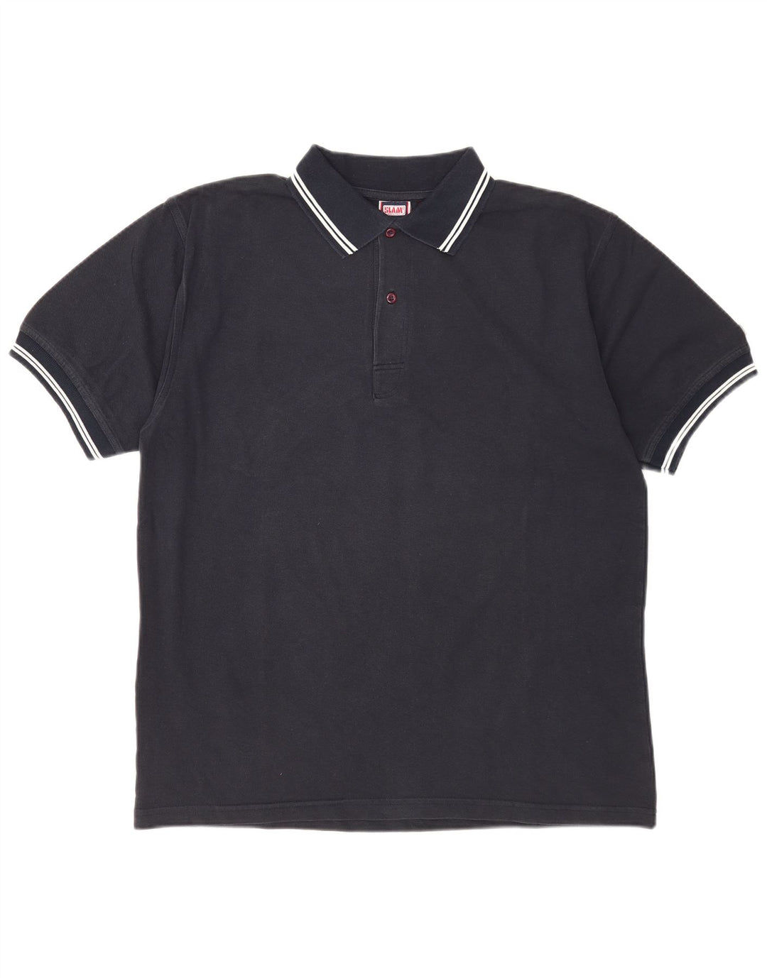Slam Polo Hombre Grande Azul Marino Algodón
