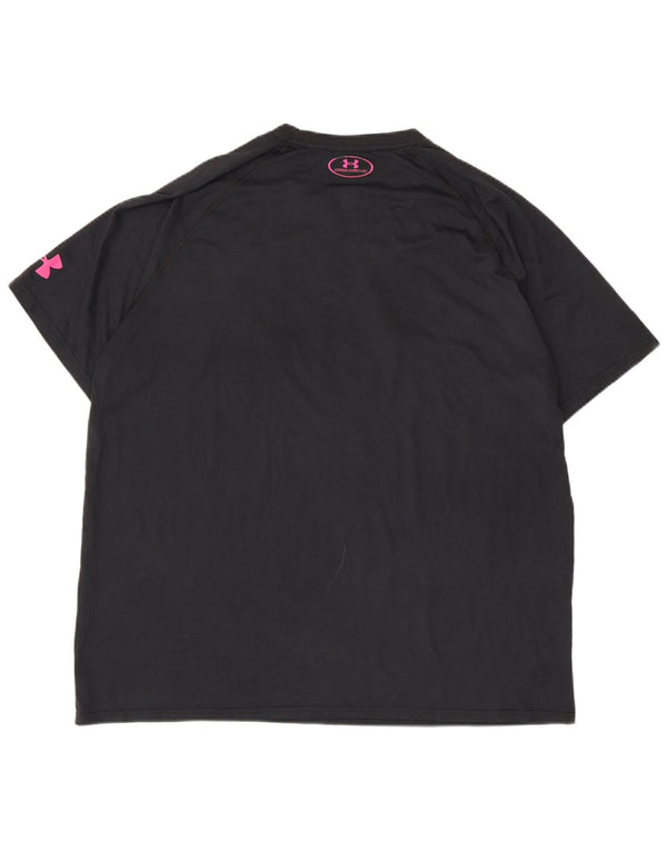 Under Armour Hombre Superman Loose Fit Graphic Camiseta Top XL Negro