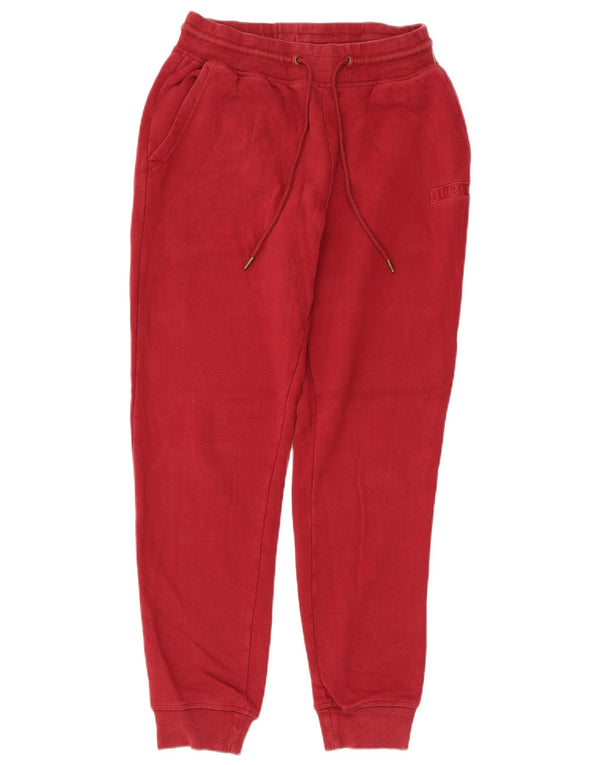 Hurley Pantalones de chándal para mujer Joggers UK 10 Small Red Cotton