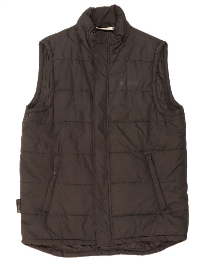 MOUNTAIN WAREHOUSE Chaleco acolchado para hombre UK 38 Mediano Negro Poliéster