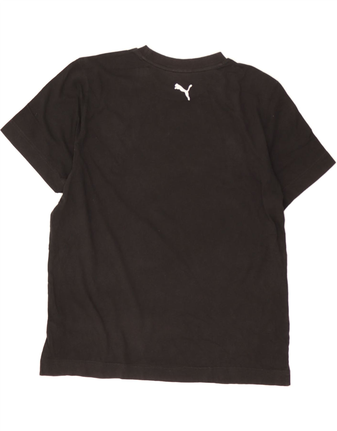 PUMA Mens Graphic T-Shirt Top Large Black Cotton Vintage Puma and Second-Hand Puma from Messina Hembry 