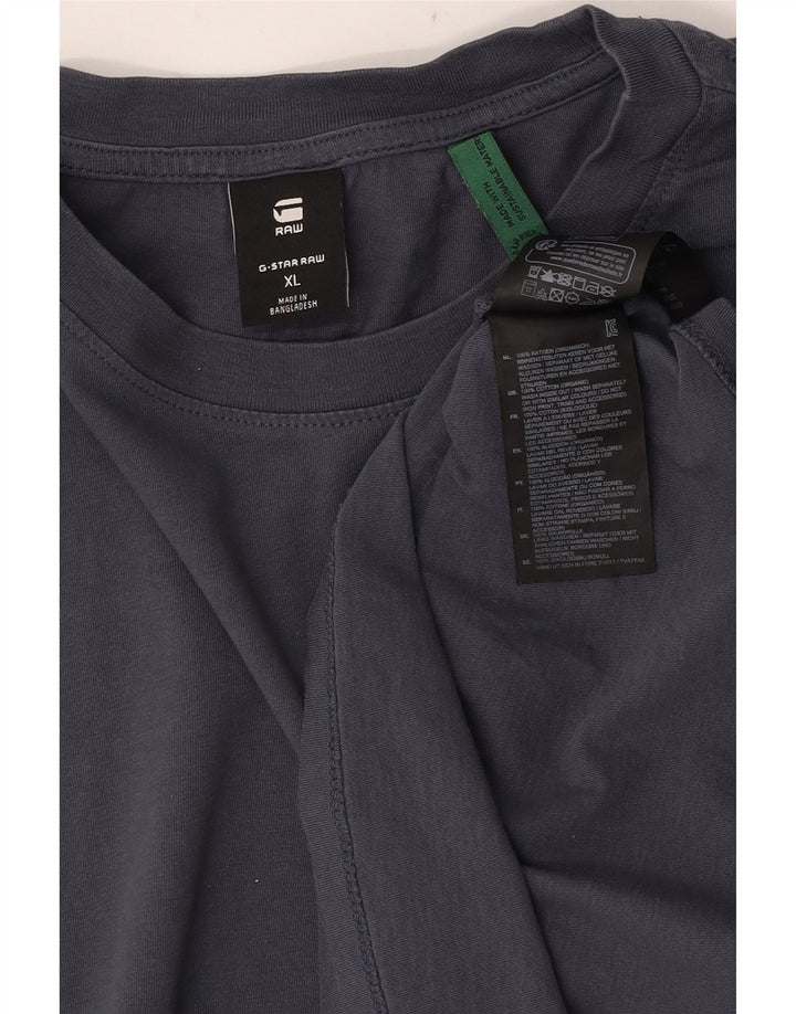G-Star Hombre Camiseta Top XL Gris Algodón