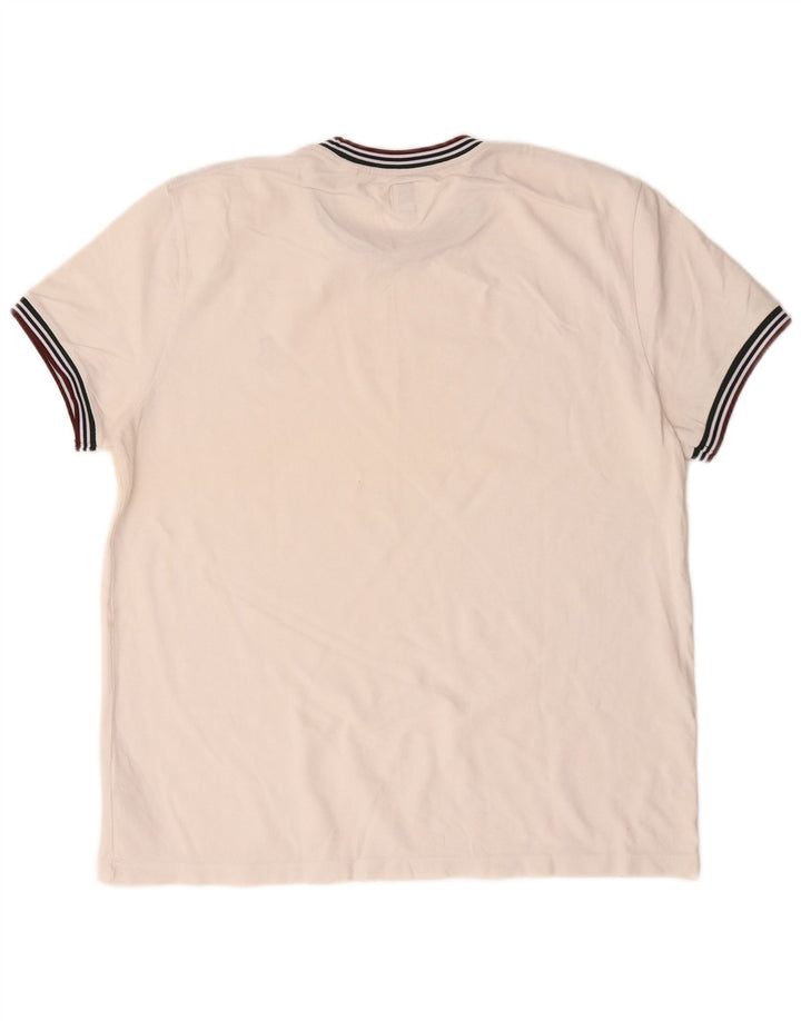 Jack Wills - Camiseta para hombre, talla grande, algodón blanco