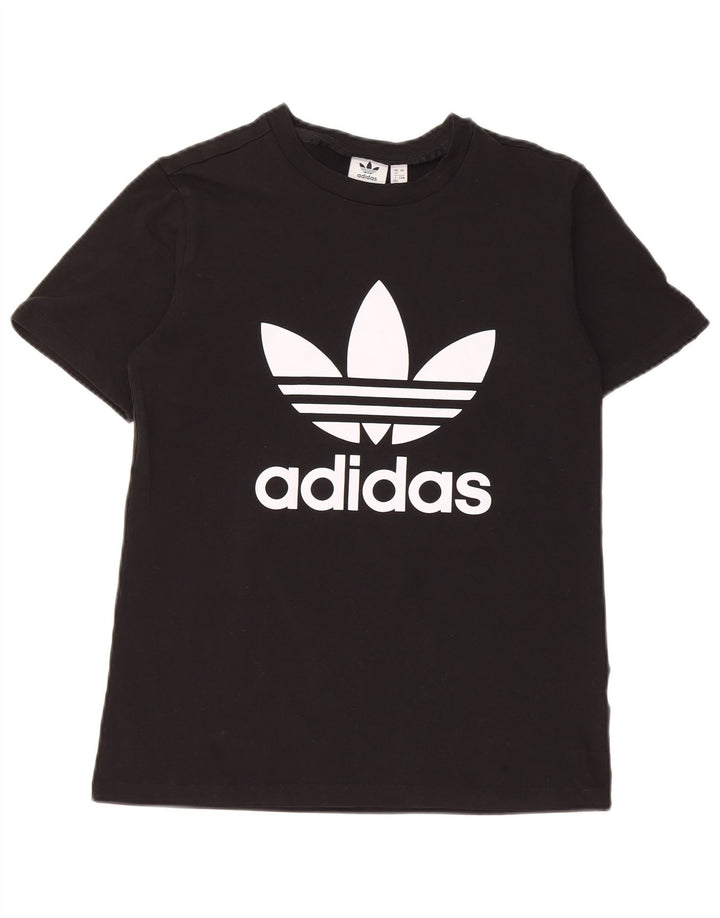Adidas - Camiseta gráfica para mujer, talla 40, talla M, color negro