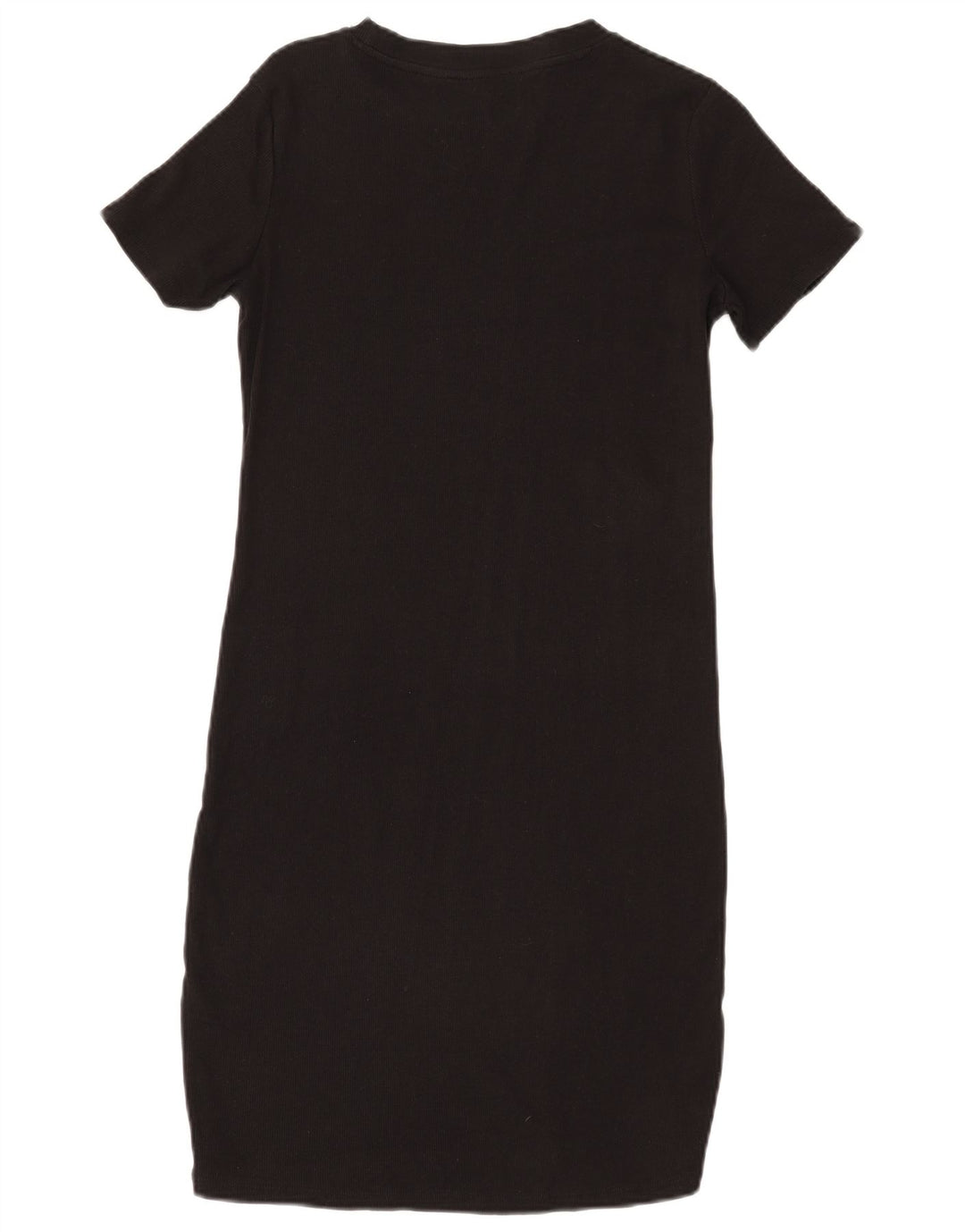ZARA Vestido tipo jersey para mujer UK 44 Grande Algodón negro