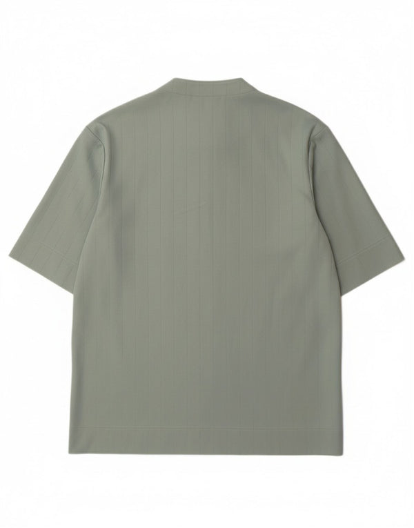 ADIDAS Camisa de manga corta para mujer UK 44 Algodón verde medio