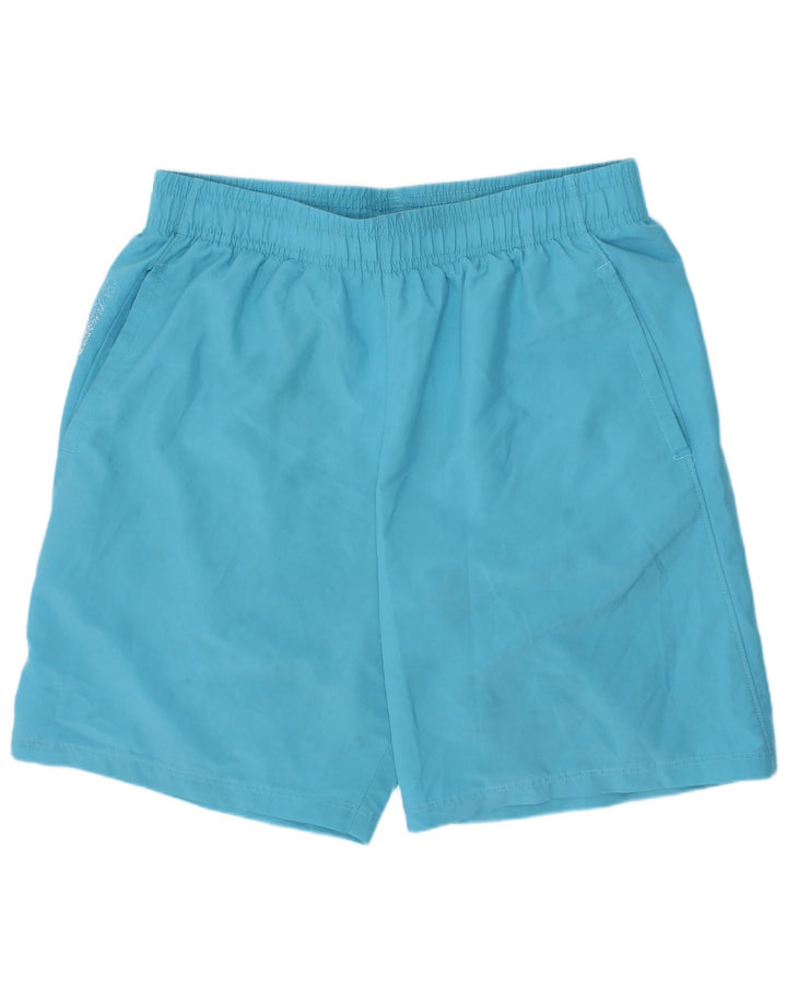 Under Armour Pantalones cortos deportivos con gráficos para niños 11-12 años Poliéster azul grande