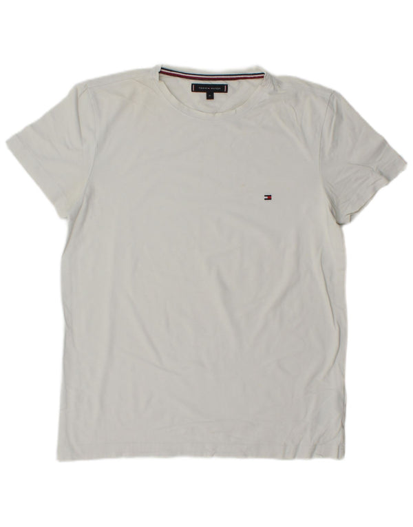 Camiseta Tommy Hilfiger Hombre Top Medium Blanco Algodón