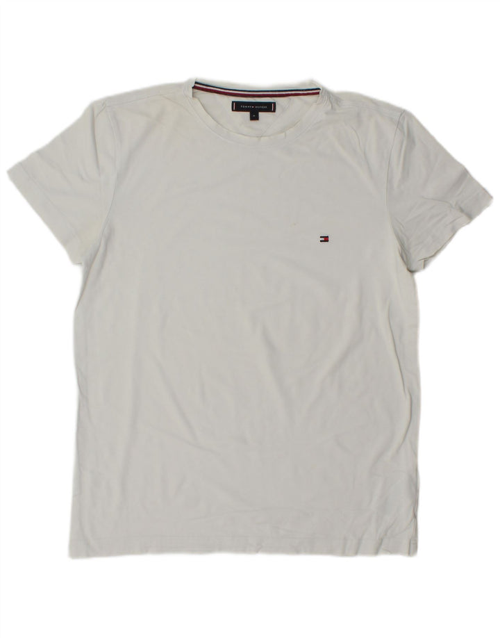 Camiseta Tommy Hilfiger Hombre Top Medium Blanco Algodón