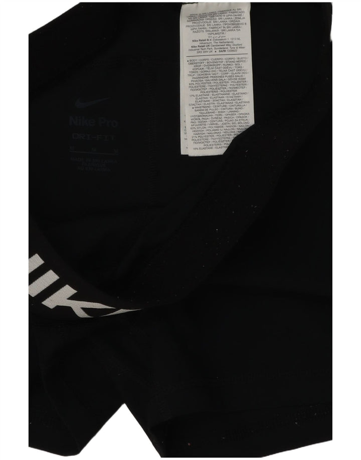 Nike Dri Fit Graphic - Pantalones cortos deportivos para mujer, talla M, poliéster negro