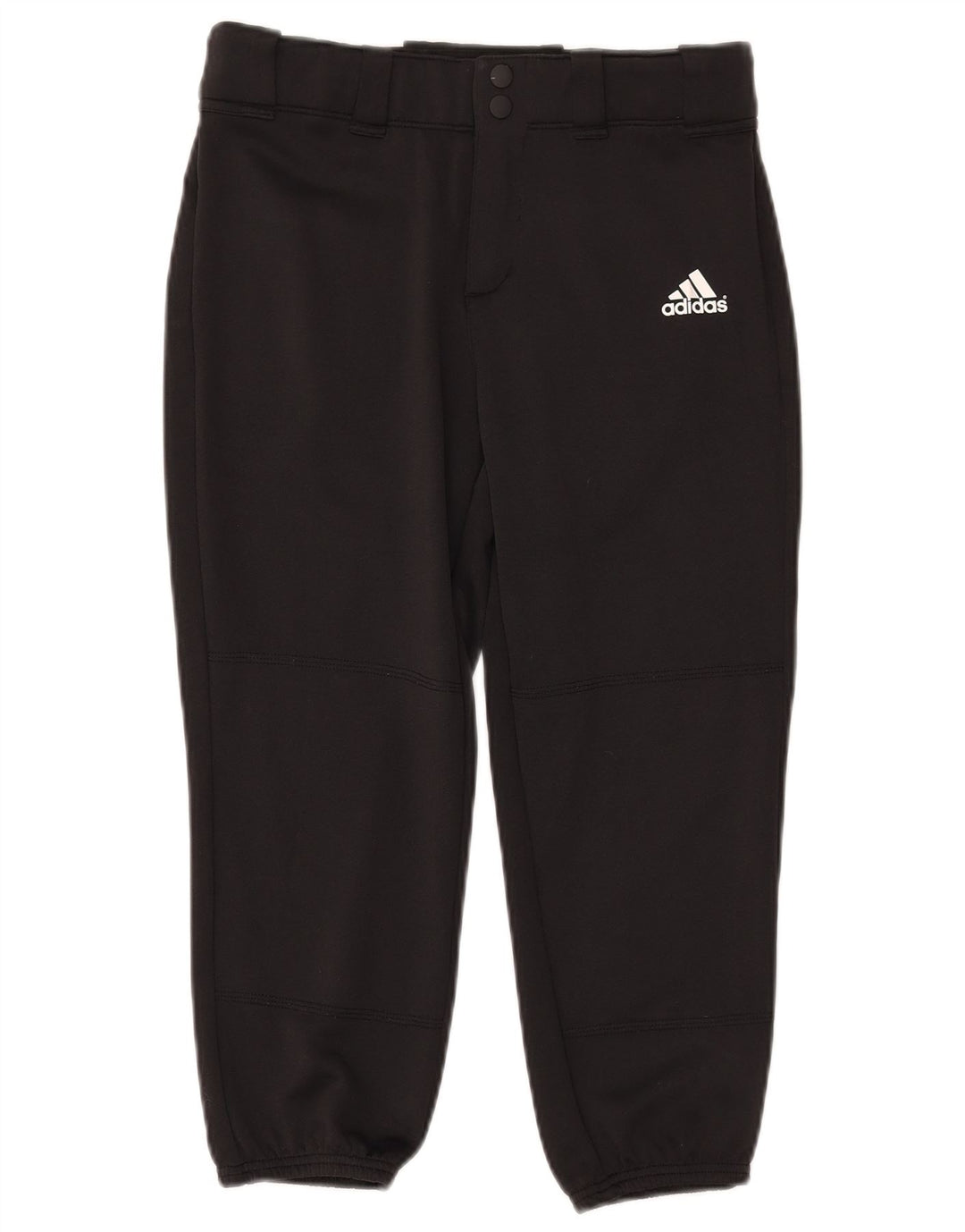 ADIDAS Mujer Aeroready Joggers Capri Pantalones Pequeños W28 L21 Negro