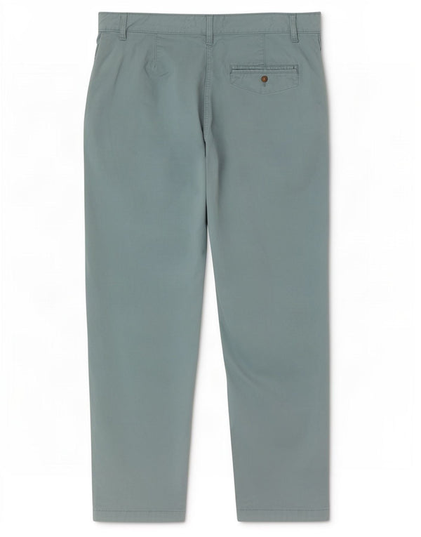 Marks & Spencer Pantalones chinos de cintura alta para mujer UK 40 Large W36 L28 Azul