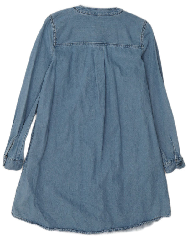Vestido vaquero de manga larga para mujer de Fat Face UK 8 Small Algodón azul