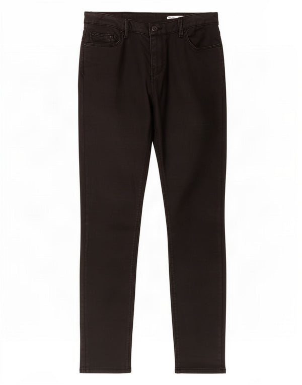 Zara Mujer Pantalones Casuales Slim EU 38 Small W28 L28 Algodón Negro