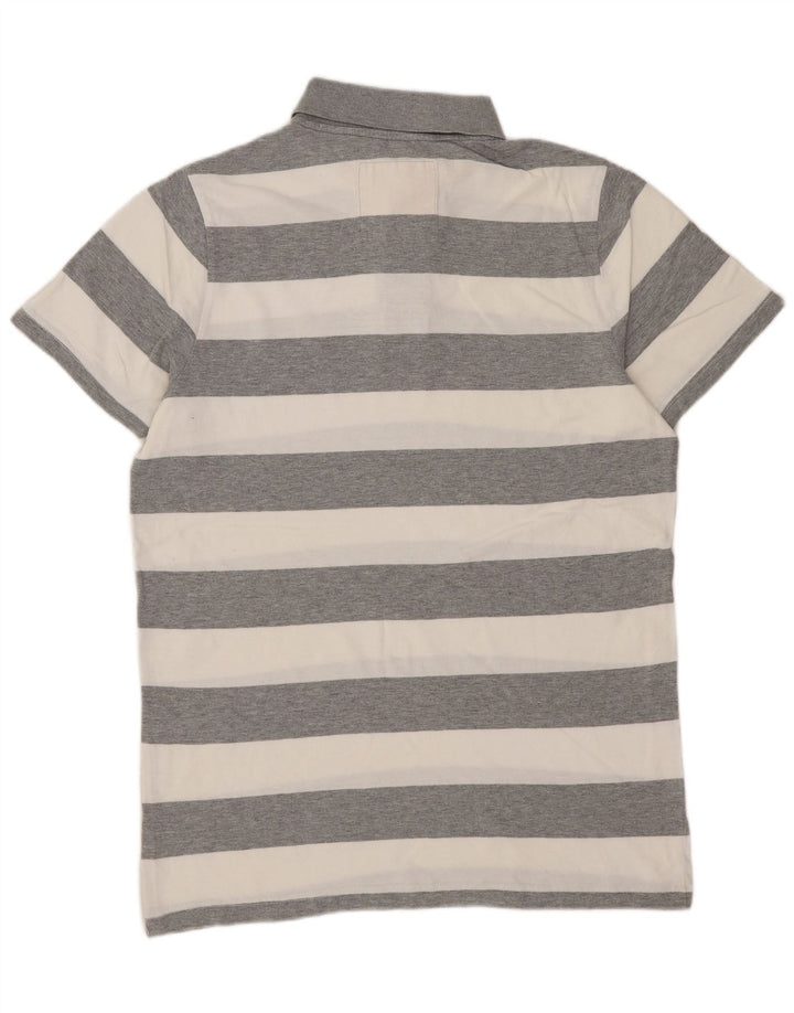 Polo Hollister Hombre Rayas Gris Medio