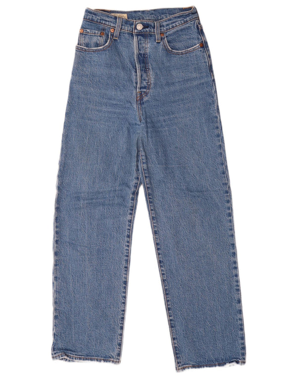 Levi's Vaqueros Cónicos De Cintura Alta Para Mujer W26 L29 Algodón Azul
