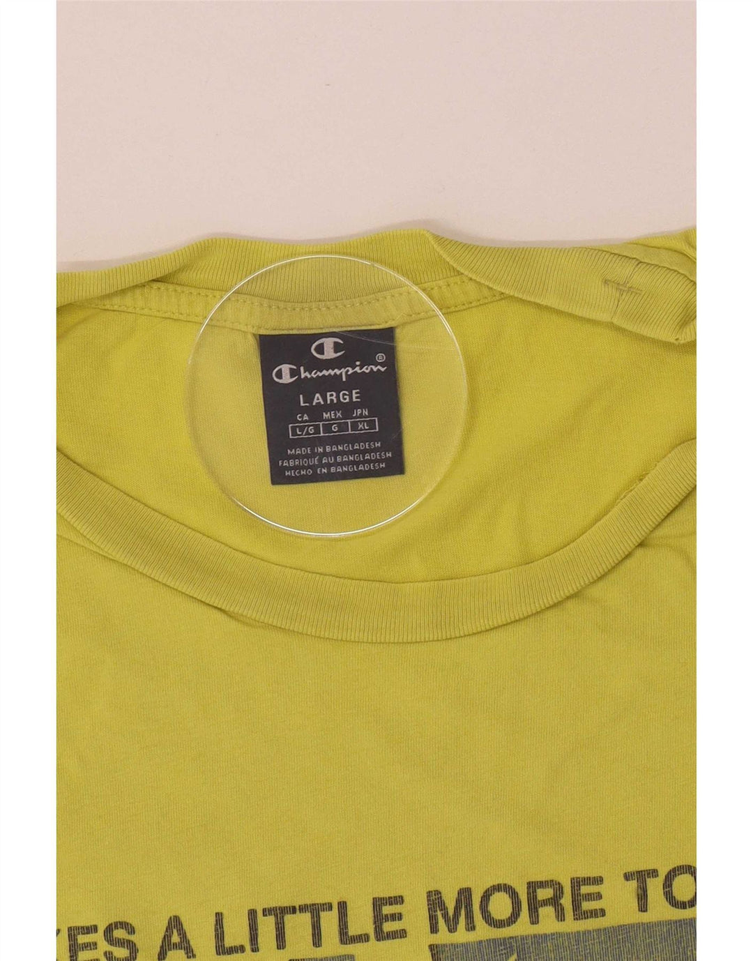 Champion Camiseta Gráfica Mujer Top Grande Verde