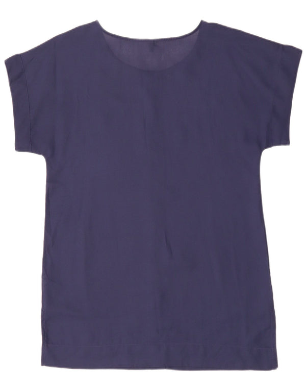 BENETTON Vestido túnica para mujer UK 44 Azul marino mediano