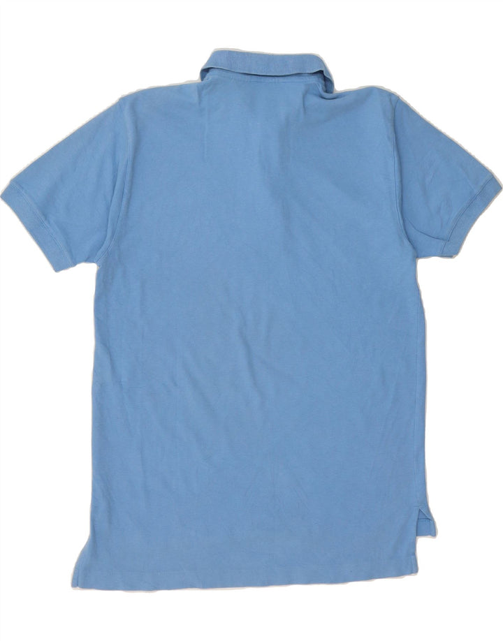 EDDIE BAUER Mens Polo Shirt Medium Blue Cotton Vintage Eddie Bauer and Second-Hand Eddie Bauer from Messina Hembry 