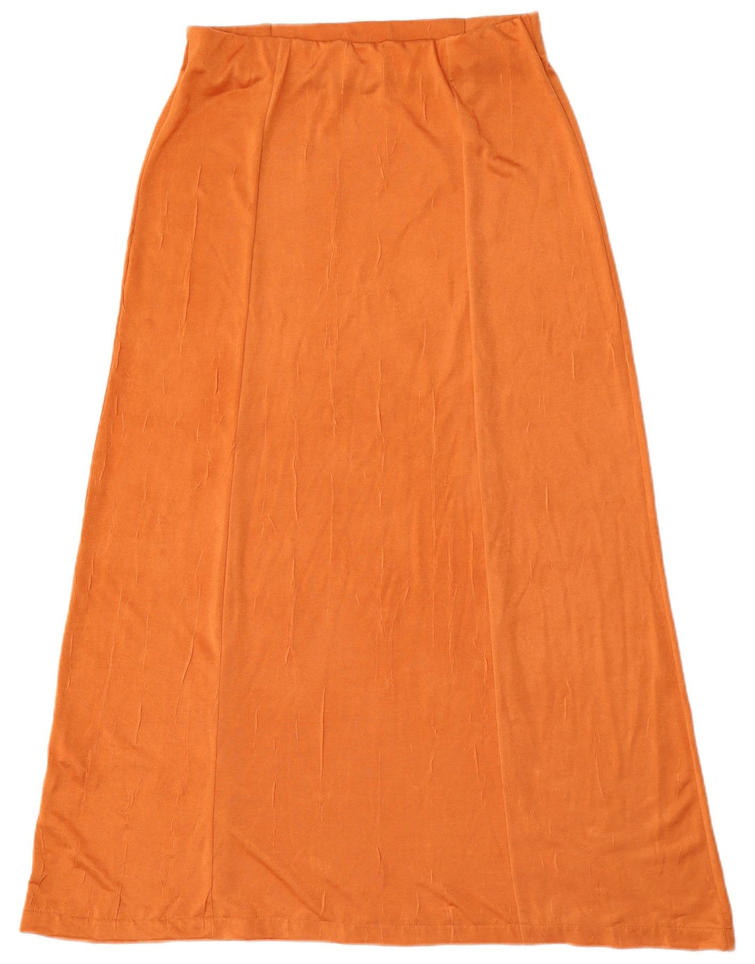 Zara Falda Maxi De Cintura Alta Para Mujer Grande W30 Poliéster Naranja