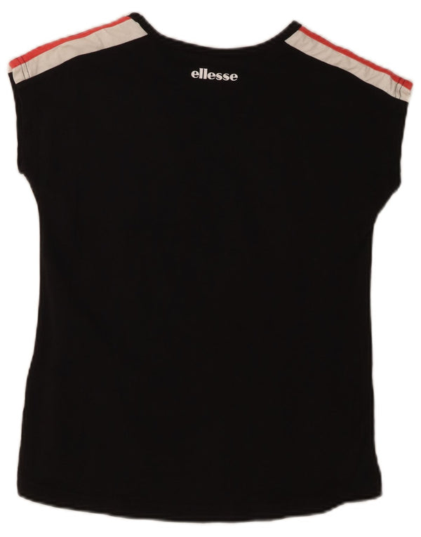 Ellesse Camiseta gráfica para niña 13-14 años Algodón color block negro