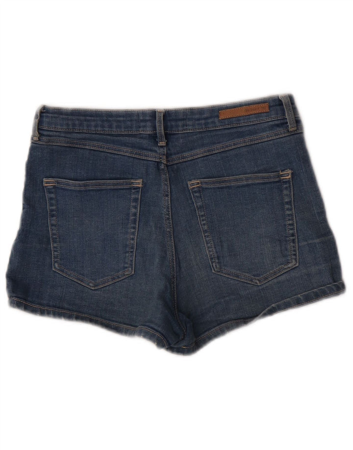 Zara Pantalones cortos de mezclilla para mujer EU 38 Small W28 Algodón azul