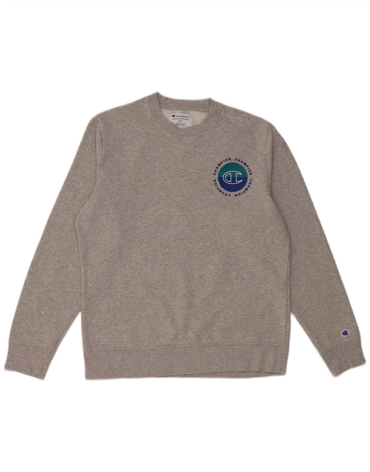 CHAMPION Sudadera Jumper para Hombre Algodón Gris Medio