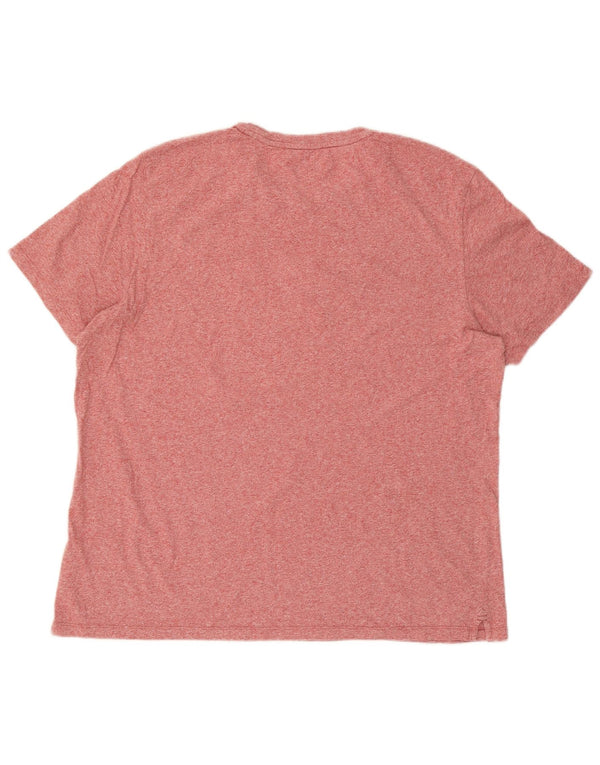 Camiseta gráfica para hombre Fat Face Top 2XL Algodón rosa
