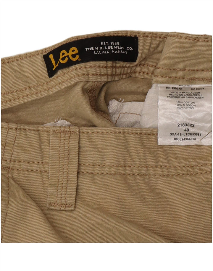 Lee Shorts Cargo Hombre W40 XL Algodón Caqui