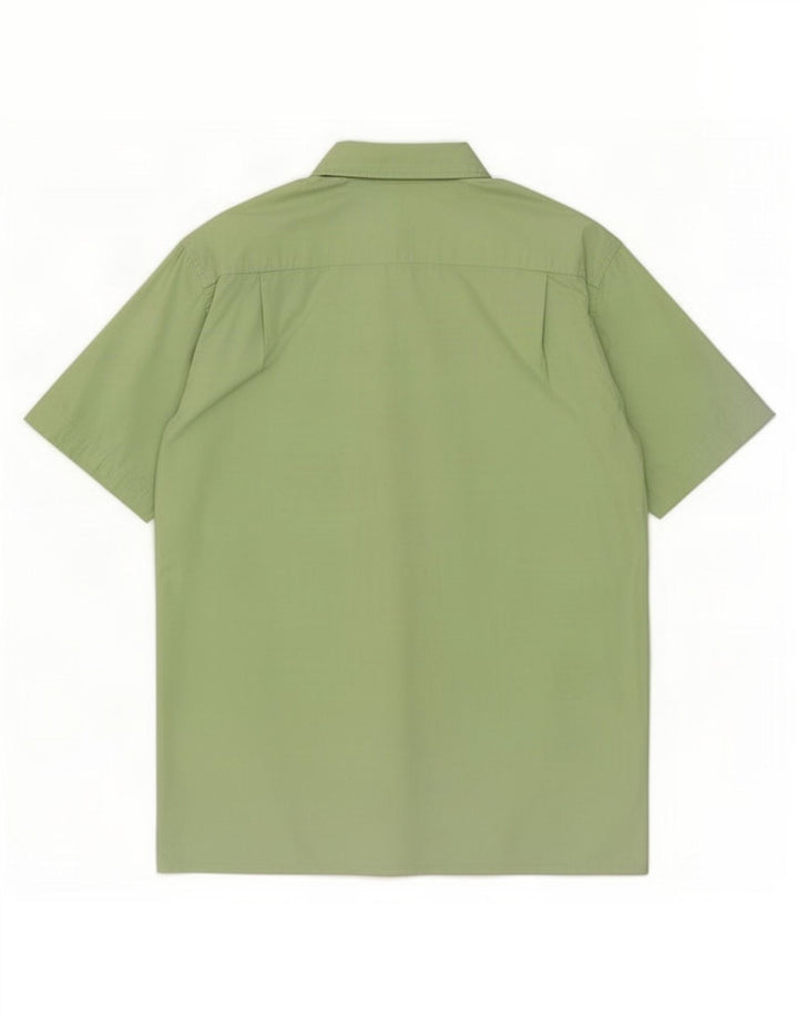 Camisa Diesel Hombre Manga Corta Algodón Verde Medio