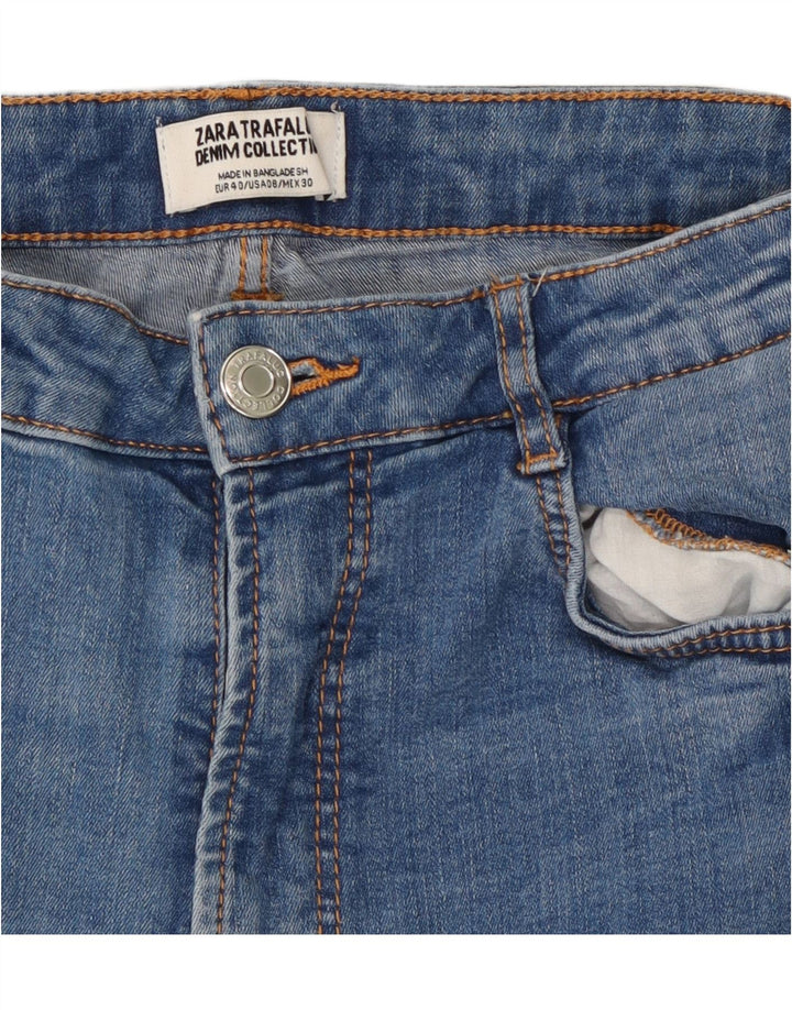 Zara Vaqueros Pitillo Mujer EU 40 Mediano W30 L27 Azul