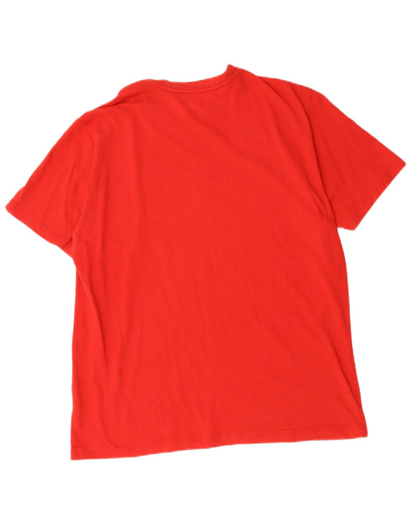 Nike Camiseta Dri Fit para Hombre Top XL Algodón Rojo