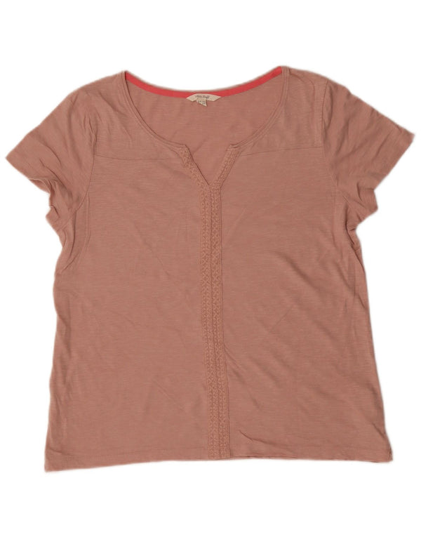 White Stuff Camiseta para mujer Top UK 46 Large Pink Cotton