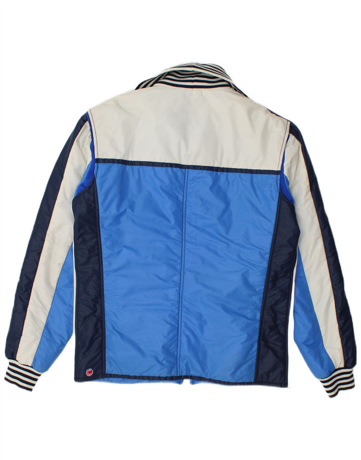 Colmar Hombre Chaqueta Acolchada IT 50 Nylon Color Block Azul Mediano