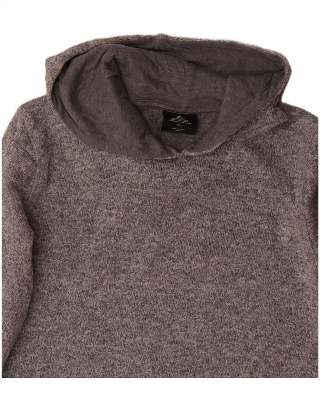 Rip Curl - Jersey con capucha para mujer, talla 40, color gris grande