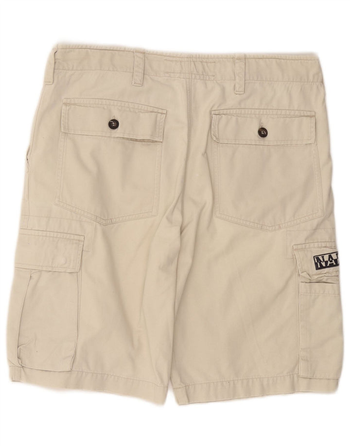 NAPAPIJRI Shorts cargo para hombre W34 Algodón floral blanco grande