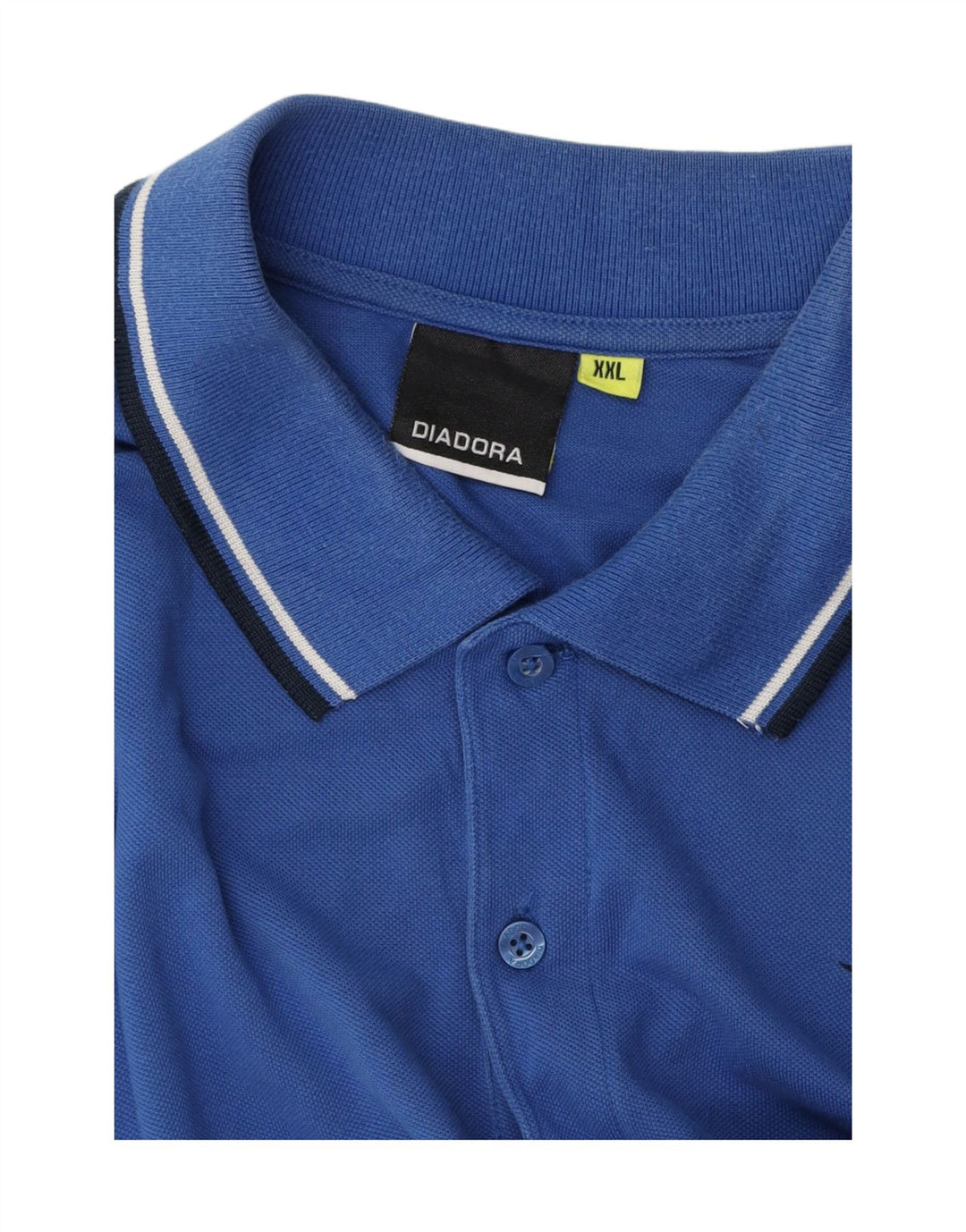 DIADORA Mens Polo Shirt 2XL Blue