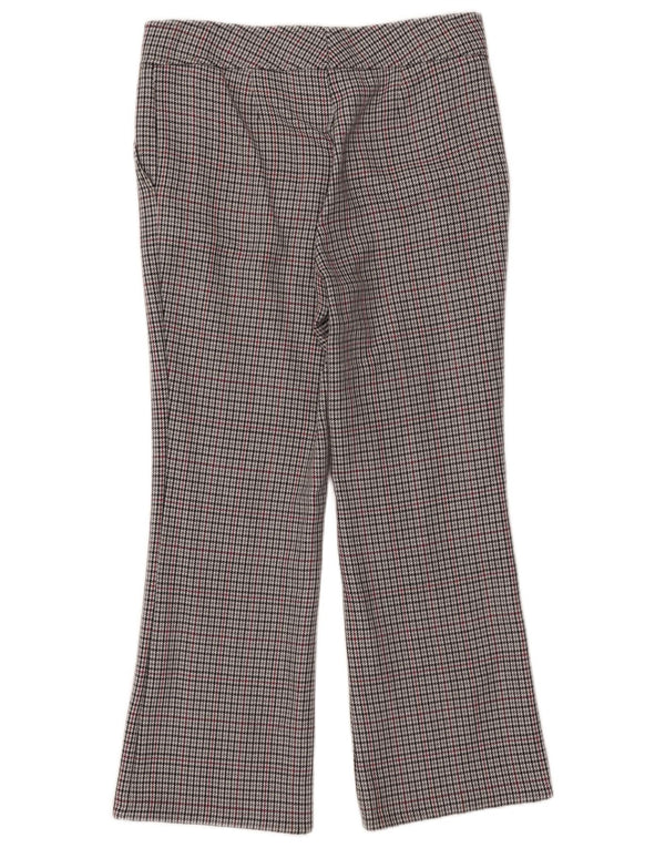 Hugo Boss Pantalones de traje para mujer UK 12 Medium W32 L27 Gris pata de gallo