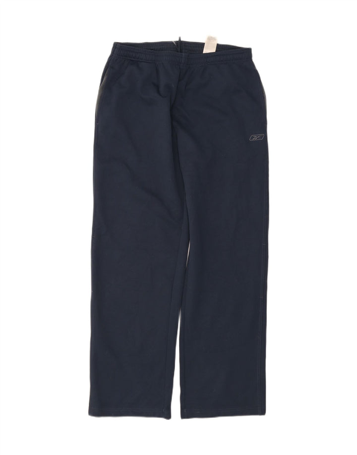 REEBOK Mens Tracksuit Trousers Medium Navy Blue Polyester Vintage Reebok and Second-Hand Reebok from Messina Hembry 