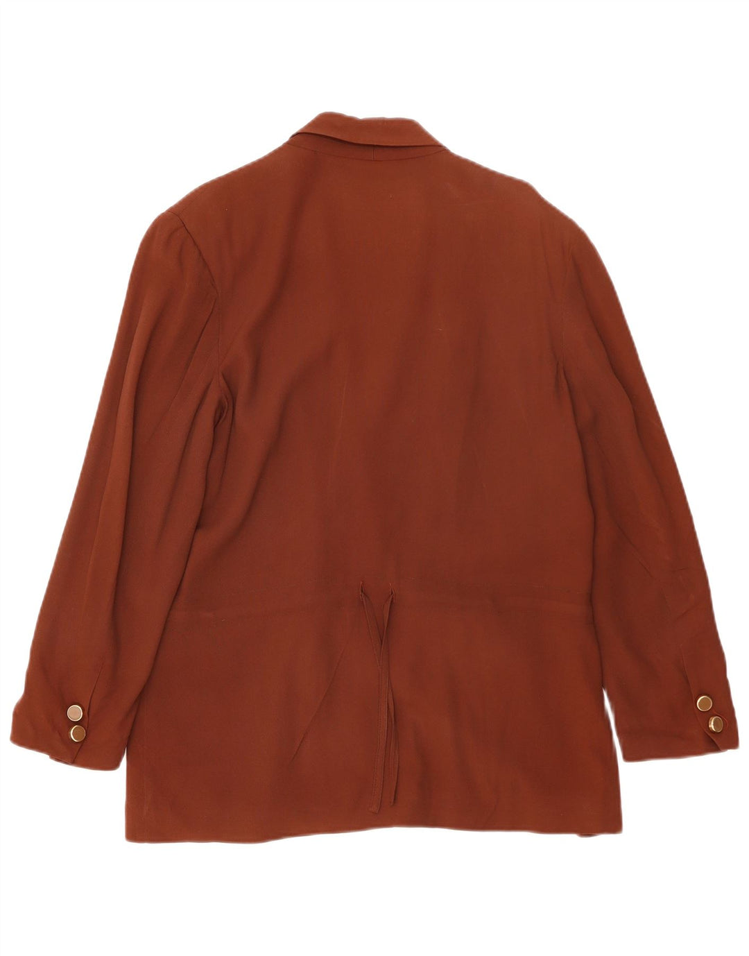 Edwige Fenech Chaqueta tipo blazer con doble botonadura para mujer IT 44 Marrón medio
