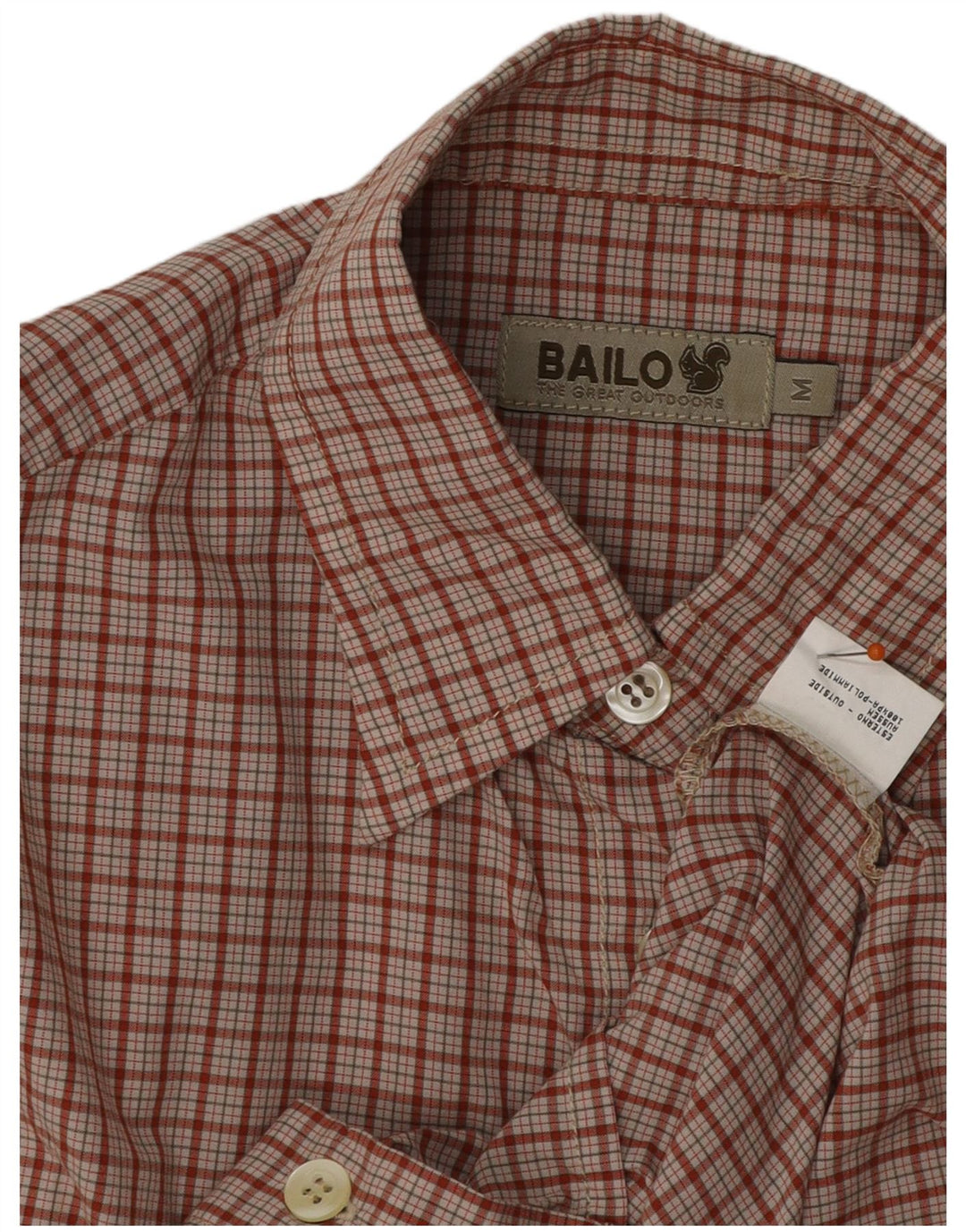 Bailo Camisa Sin Mangas Mujer UK 44 Medium Red Check Poliamida