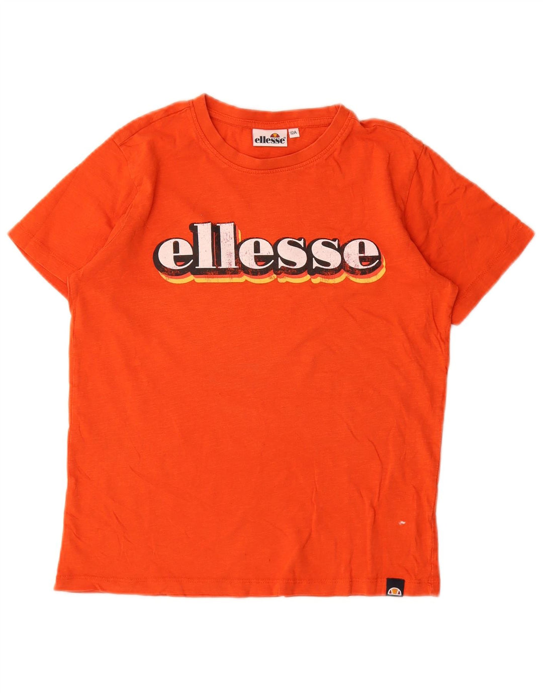 Ellesse Camiseta gráfica para niño 11-12 años Naranja