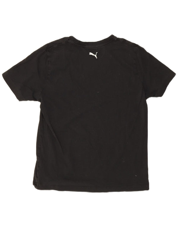Puma - Camiseta gráfica para hombre, talla grande, color negro