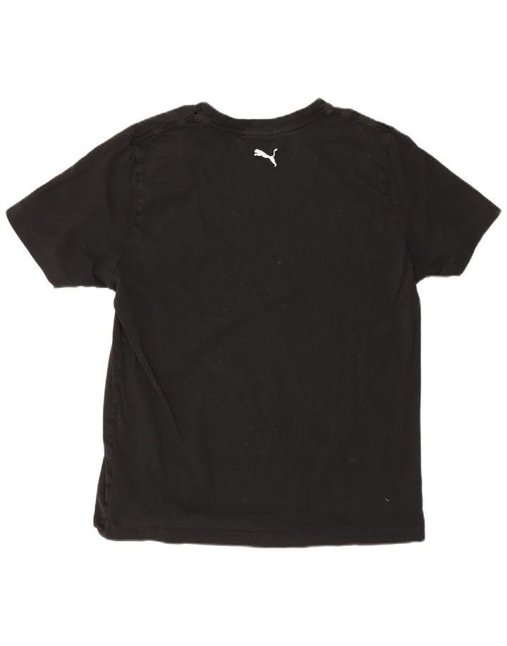 Puma - Camiseta gráfica para hombre, talla grande, color negro
