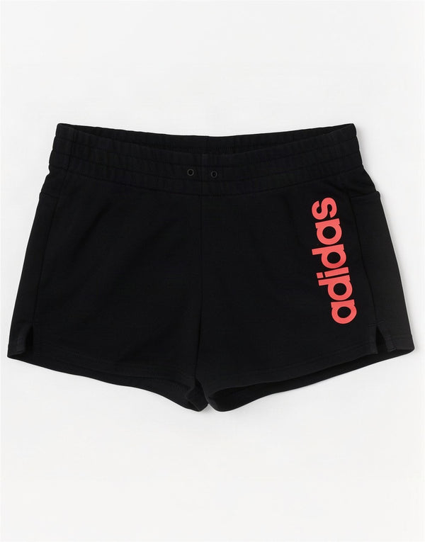 Adidas Pantalones cortos deportivos gráficos para mujer UK 8/10 Small Azul marino Algodón