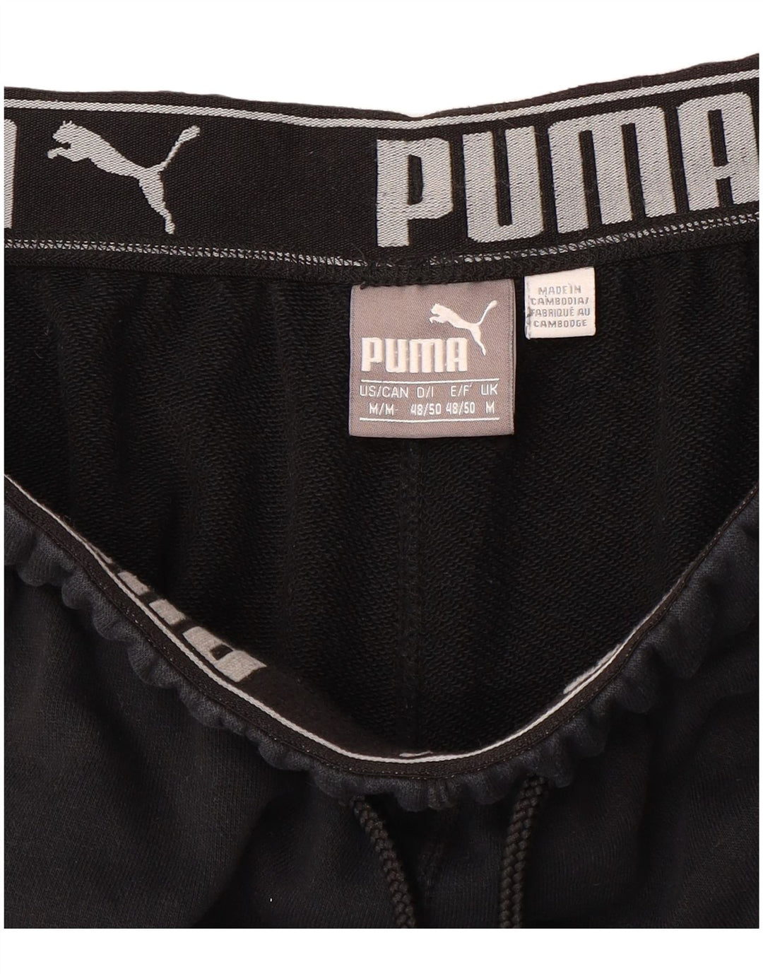 Pantalones cortos deportivos Puma para hombre mediano negro