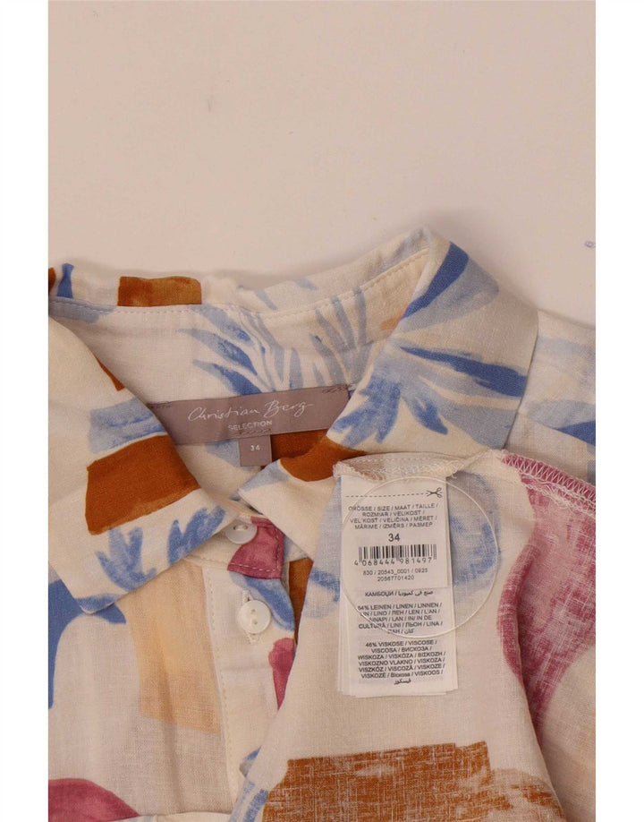 Christian Berg Camisa con estampado abstracto para mujer EU 34 XS Multicolor