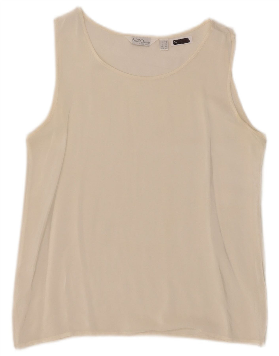 Blusa sin mangas para mujer Saint George UK 12 Medium Off White