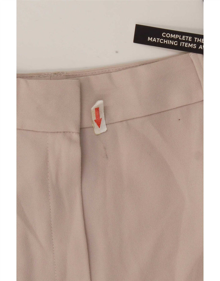 Marks & Spencer Pantalones cortos chinos para mujer UK 12 Medium W30 Beige Poliéster